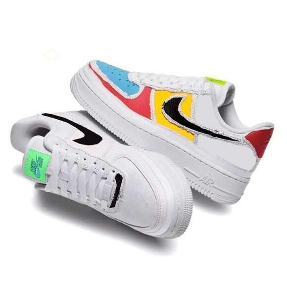 NWOB NIKE Air Force 1 'Tearaway' Sneakers Size 8.5 - Picture 1 of 9
